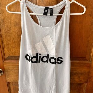 Adidas Classic White Sleeveless Top